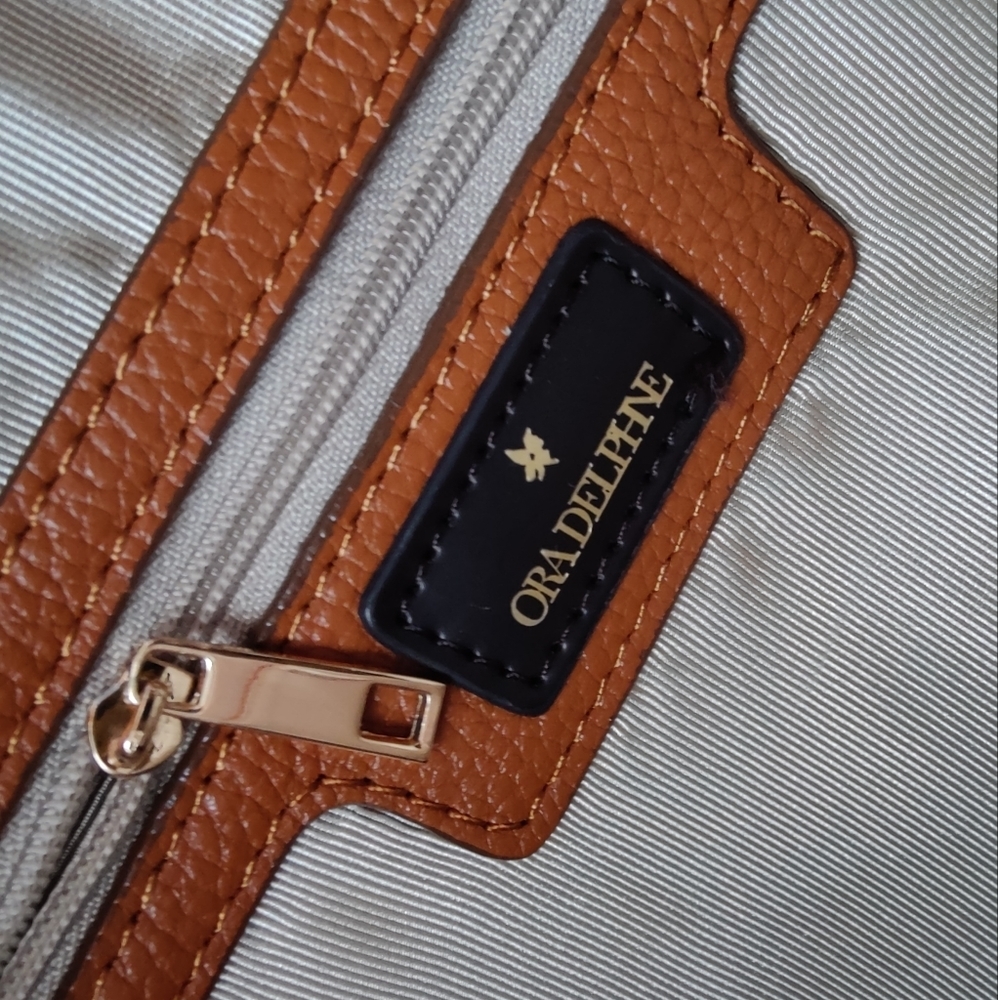 Ora Delphine Brown Satchel - Picture 12 of 14